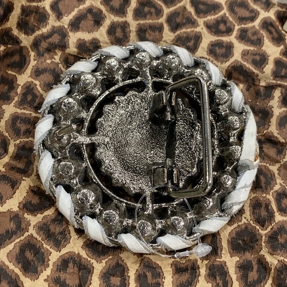 Handcrafted Rhinestone Belt Buckle - Picture 3 of 4